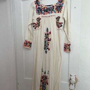 Vintage handmade Mexican dress